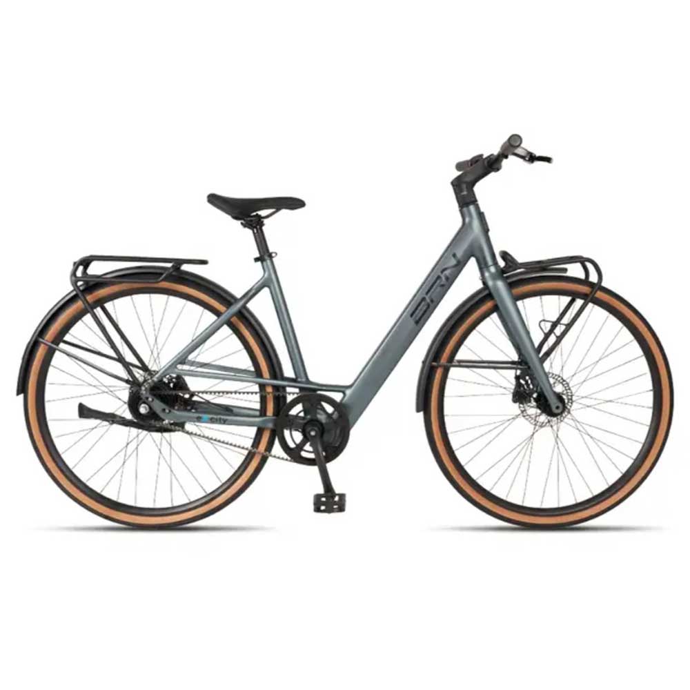 BRN Bike E-City Donna Grigia BC01GRD Ebike a Cinghia