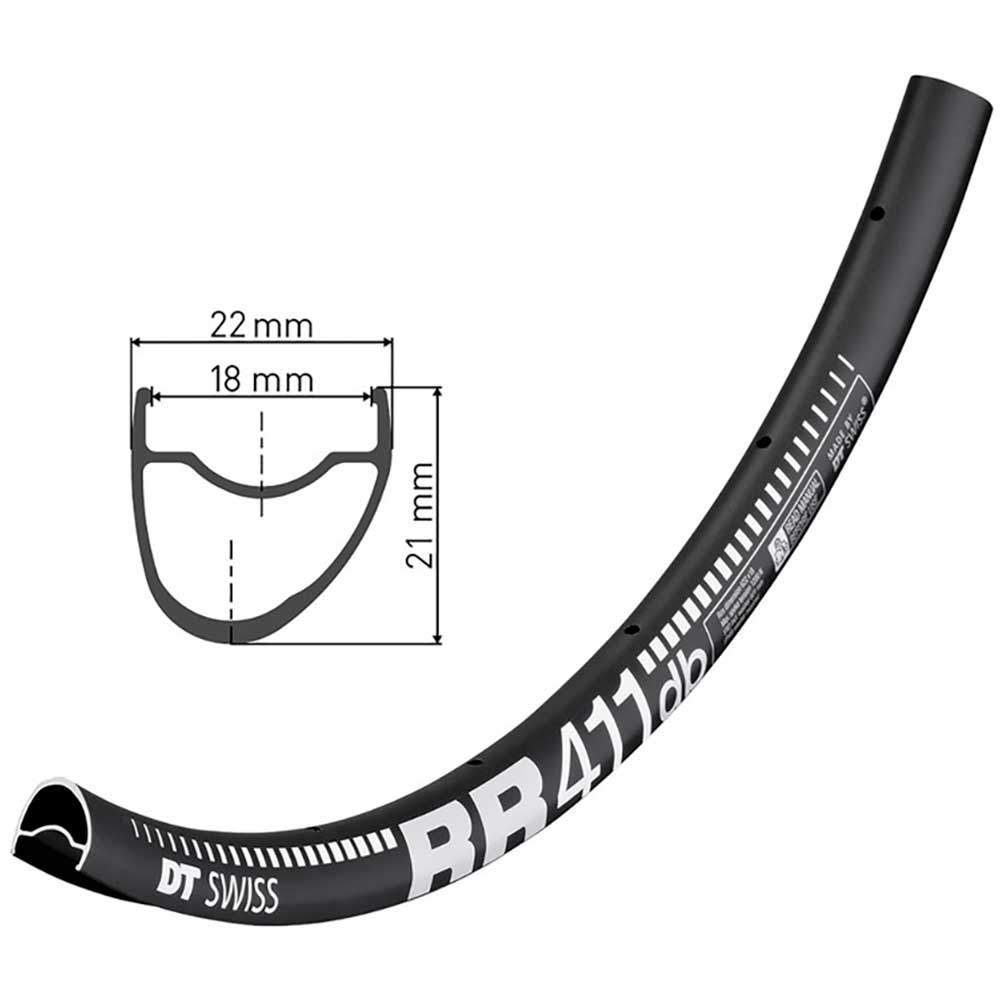 Cerchio DT Swiss RR 411 asimmetrico
