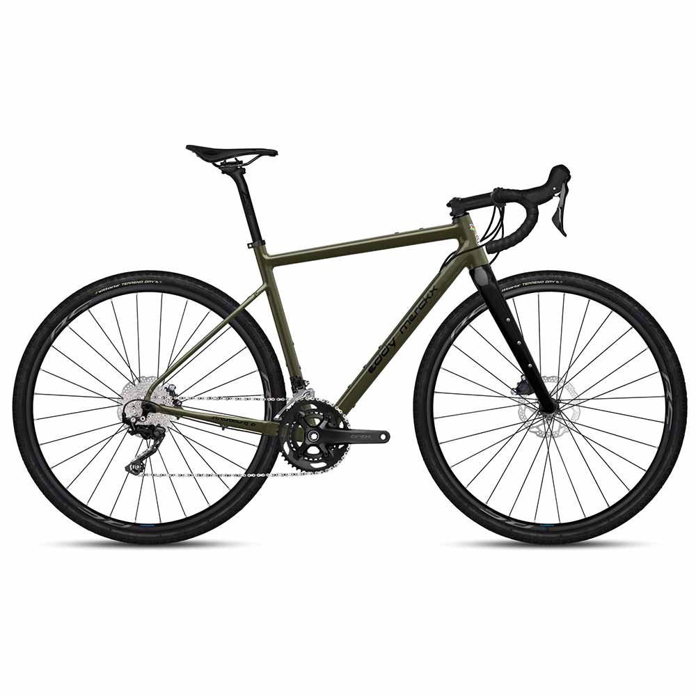 Gravel Bike Eddy Merckx Strasbourg A7E7 Verde Militare – Taglia S