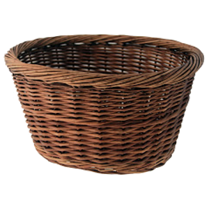 Cestino vimini marrone