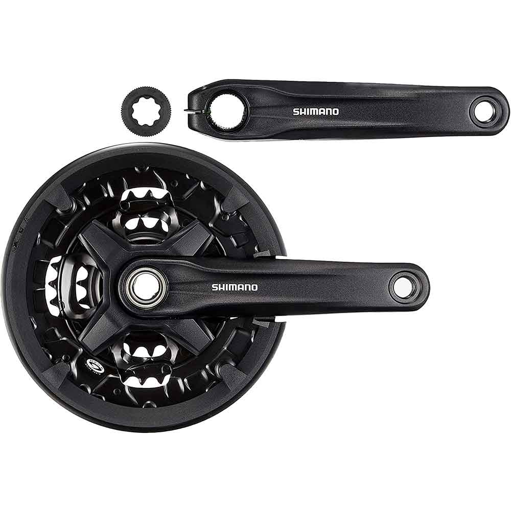 Shimano Guarnitura MT210 44/32/22T 170mm 9V - Nero
