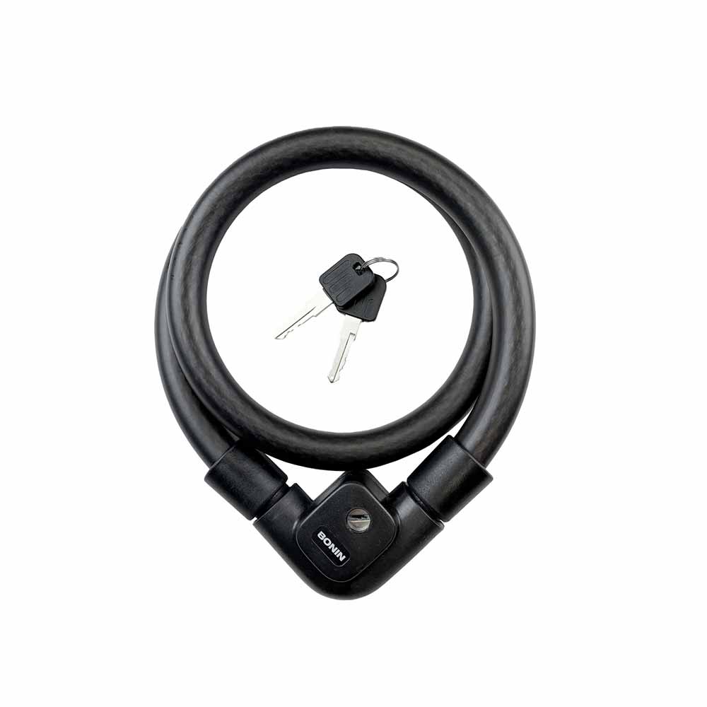 Lucchetto Cavo Bonin 20x1000 mm – Nero, per Bici Città e Trekking
