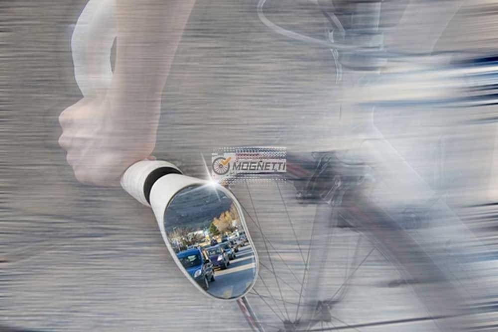 Specchietto Retrovisore Sprintech Per Bici - Cromato 9 Strati, Leggero E Antivibrazione Per Manubrio - Foto 9