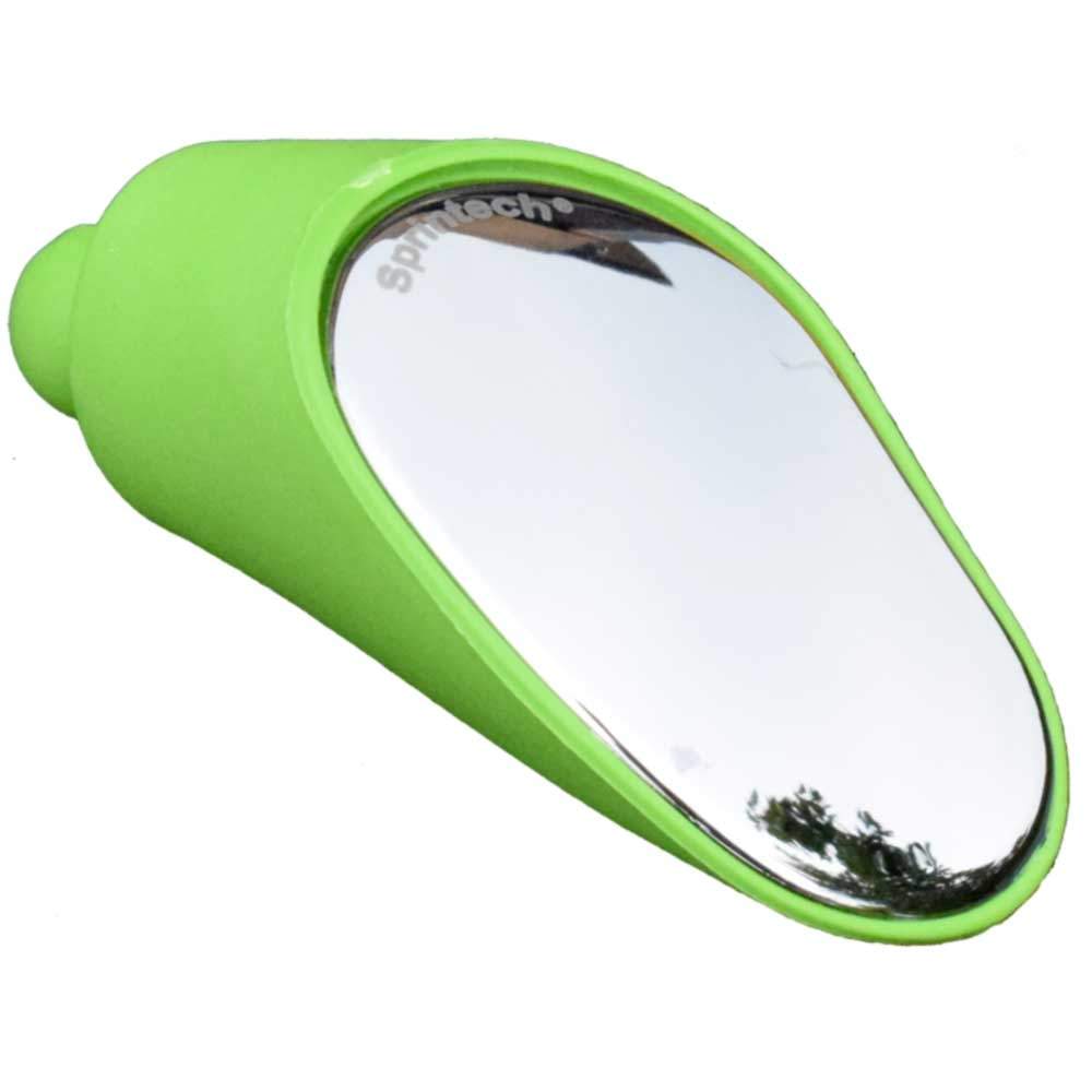 Specchietto Retrovisore Bici Regolabile Manubrio da Corsa singolo verde