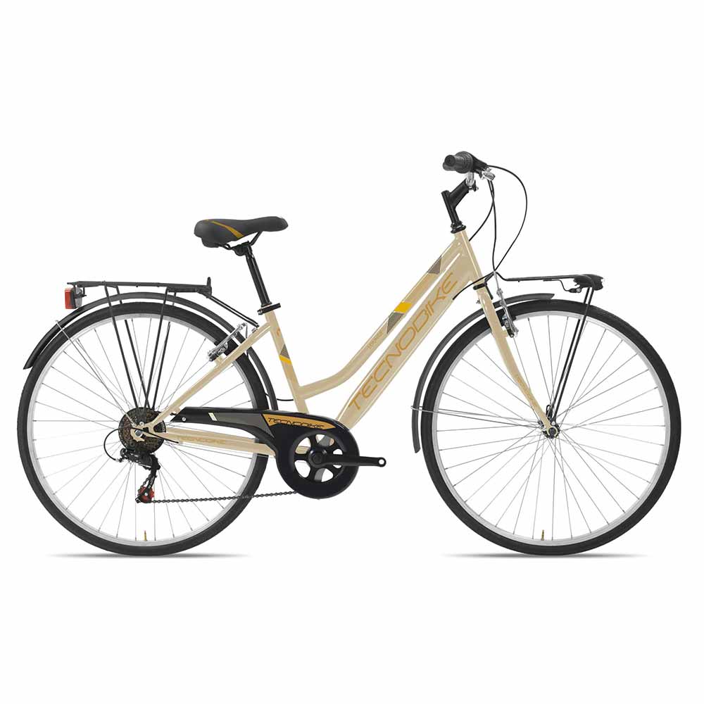 Tecnobike City Lounge 736 – City bike donna 28″ crema/marrone