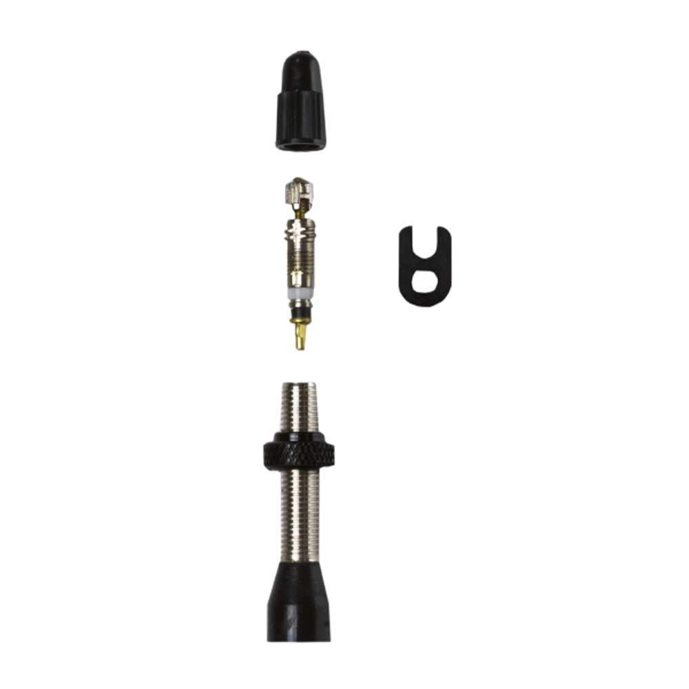 Pneumatico Tubeless Valvola Francese 1 Paia Bicicletta Nero O Placcato Argento A