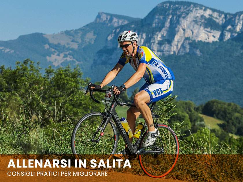 Allenarsi in salita in bici