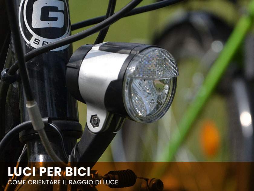 Come regolare la luce della bici