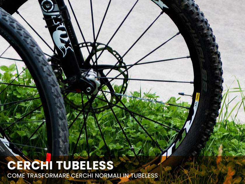 Come trasformare cerchi normali in tubeless bici