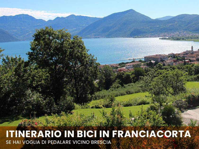 Itinerario in bici in Franciacorta