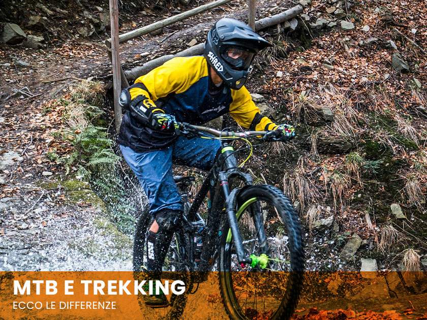 Differenze fra mountain bike e bici da trekking