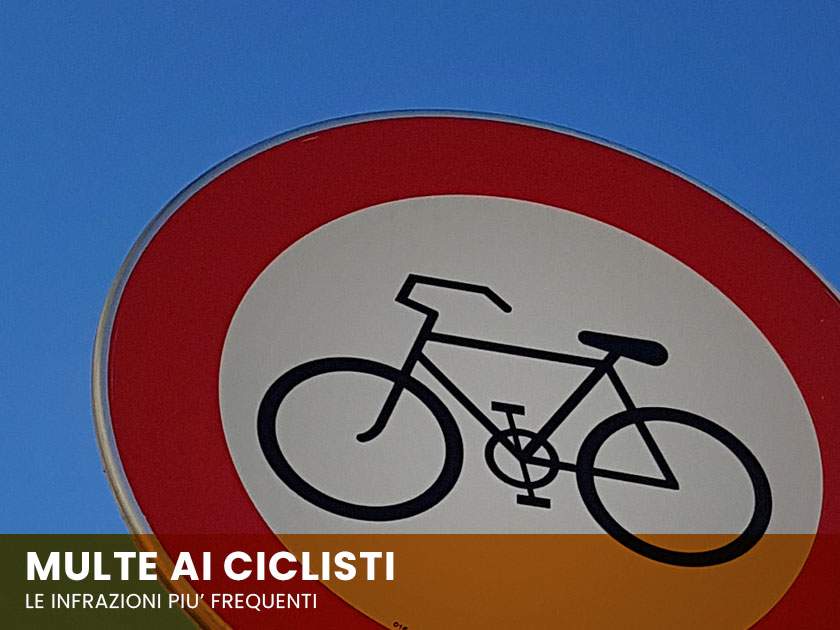 Multe ai ciclisti: le infrazioni più frequenti