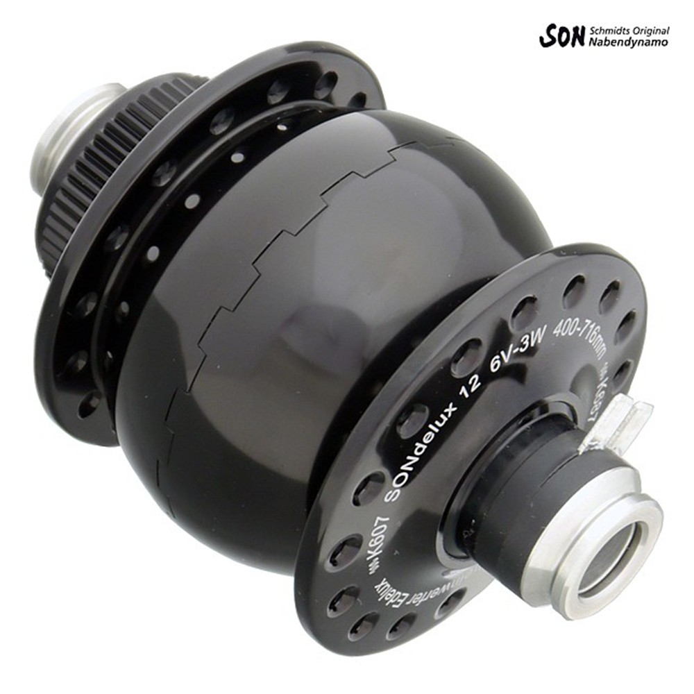 mozzo dinamo SON per illuminazione autonoma